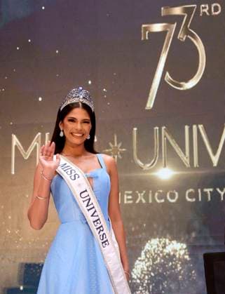 Entertainment Bilder des Tages September 4, 2024, Mexico City, Mexico City, Mexico: Miss Universe 2023, SHEYNNIS PALACIOS, during a press conference at the Postal Palace of the Historic Center of Mexico City, where they gave details of their 73rd Edition of Miss Universe 2024 that will take place on November 16 in Mexico City. Mexico City Mexico - ZUMAn296 20240904_zip_n296_008 Copyright: xJorgexNunezx