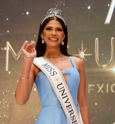 September 4, 2024, Mexico City, Mexico City, Mexico: Miss Universe 2023, SHEYNNIS PALACIOS, during a press conference at the Postal Palace of the Historic Center of Mexico City, where they gave details of their 73rd Edition of Miss Universe 2024 that will take place on November 16 in Mexico City. Mexico City Mexico - ZUMAn296 20240904_zip_n296_010 Copyright: xJorgexNunezx