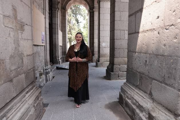 TV Horror Serie Reliquias Oscuras Photocall in Mexiko-Stadt September 4, 2024, Mexico City, Ciudad de Mexico, Mexico: Alejandra Avalos attending the Pihotocall for the horror Tv series Ã¢â‚¬ËœReliquias OscurasÃ¢â‚¬â ¢ by Televisa Univision at Convento San Joaquin. on September 4, 2024 in Mexico City, Mexico. Mexico City Mexico - ZUMAe321 20240904_zea_e321_053 Copyright: xYamakxPerea xEyepixxGroupx