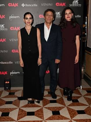 Venice, 81st Venice Film Festival 2024 -. Ciak Award. In the photo Selene Camarazza Director Flavio Natalia, Romana Maggiora Vergano  Copyright: xManuelexMangiarottix xipa-agencyx xPoolxPhotoxEventsx04x IPA_Agency_IPA49387164