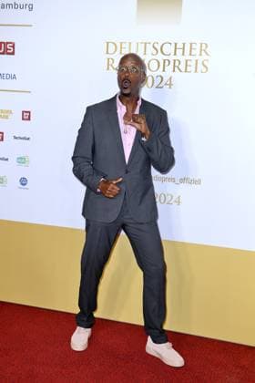 Yared Dibaba bei der Verleihung des Deutschen Radiopreises am 05.09.2024 im Stage Theater Neue Flora in Hamburg