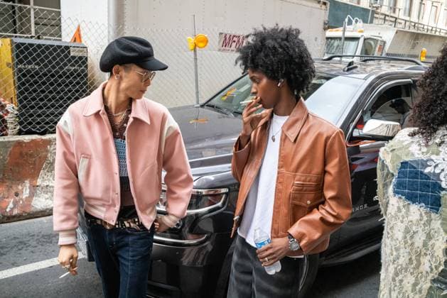 Entertainment Themen der Woche KW36 Entertainment Bilder des Tages September 7, 2024, New York, New York, U.S: Fashion Week influencers leaves Who Decides War show at the Hall Des Lumieres during fashion week in New York Fashion Week. New York U.S - ZUMAp140 20240907_zap_p140_130 Copyright: xBrianxBranchxPricex