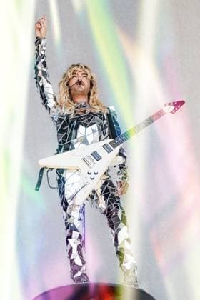 Sänger Bill Kaulitz von Tokio Hotel bei seinem Auftritt beim Musikfestival Superbloom in München am 07.09.2024. München Olympiapark Bayern Deutschland