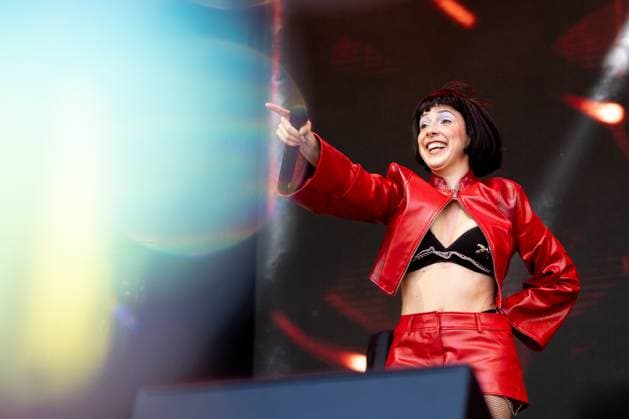 Entertainment Bilder des Tages Sängerin Domiziana bei ihrem Auftritt beim Musikfestival Superbloom in München am 07.09.2024. München Olympiapark Bayern Deutschland