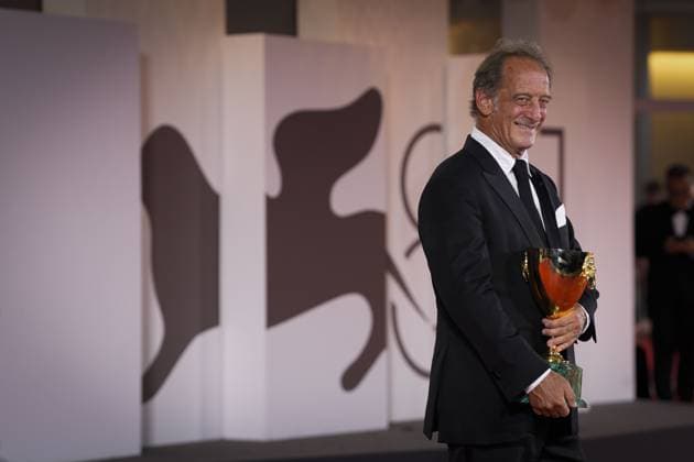 Foto IPP Daniele Cifala™ Venezia 07 09 2024 2024 Winners Photocall - The 81st Venice International Film Festival nella foto : Vincent Lindon Italy Photo Press - World Copyright