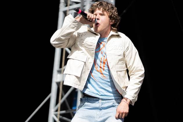 Der Sänger Zartmann bei seinem Auftritt beim Musikfestival Superbloom in München am 08.09.2024. München Olympiapark Bayern Deutschland