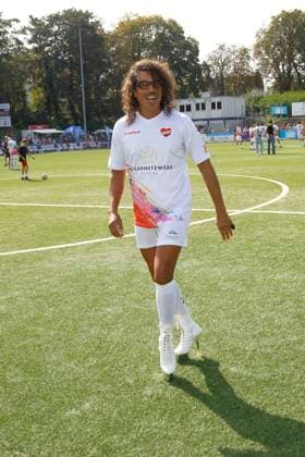 Jorge Gonzalez beim Benefiz Fussballspiel Kicken mit Herz zugunsten der Kinder Herzstation der Universitaetsklinik Eppendorf am 8.09.2024 in Hamburg Kicken mit Herz 2024 Benefiz Event in Hamburg