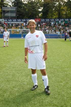 Patrick Bach beim Benefiz beim Benefiz Fussballspiel Kicken mit Herz zugunsten der Kinder Herzstation der Universitaetsklinik Eppendorf am 8.09.2024 in Hamburg Kicken mit Herz 2024 Benefiz Event in Hamburg