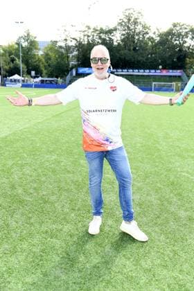 Marek Erhardt beim 16. Benefiz Fussballspiel Kicken mit Herz zugunsten der Kinder Herzstation des UKE Eppendorf in Hamburg am 08.09.2024
