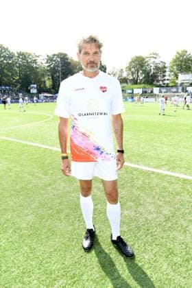 Götz Otto beim 16. Benefiz Fussballspiel Kicken mit Herz zugunsten der Kinder Herzstation des UKE Eppendorf in Hamburg am 08.09.2024