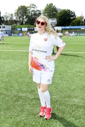 Sandra Quadflieg beim 16. Benefiz Fussballspiel Kicken mit Herz zugunsten der Kinder Herzstation des UKE Eppendorf in Hamburg am 08.09.2024
