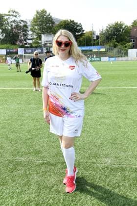 Sandra Quadflieg beim 16. Benefiz Fussballspiel Kicken mit Herz zugunsten der Kinder Herzstation des UKE Eppendorf in Hamburg am 08.09.2024