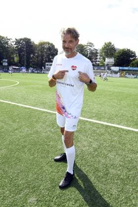 Götz Otto beim 16. Benefiz Fussballspiel Kicken mit Herz zugunsten der Kinder Herzstation des UKE Eppendorf in Hamburg am 08.09.2024