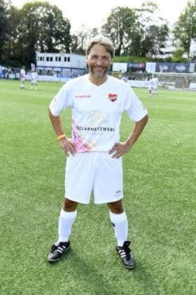 Patrick Bach beim 16. Benefiz Fussballspiel Kicken mit Herz zugunsten der Kinder Herzstation des UKE Eppendorf in Hamburg am 08.09.2024