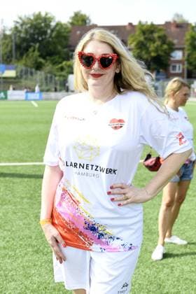 Sandra Quadflieg beim 16. Benefiz Fussballspiel Kicken mit Herz zugunsten der Kinder Herzstation des UKE Eppendorf in Hamburg am 08.09.2024