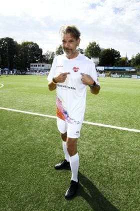 Götz Otto beim 16. Benefiz Fussballspiel Kicken mit Herz zugunsten der Kinder Herzstation des UKE Eppendorf in Hamburg am 08.09.2024