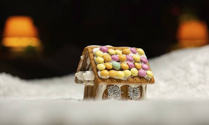 Fein säuberlich dekoriertes Lebkuchenhaus Neatly decorated ginger bread house Copyright: imageBROKER TrygvexFinkelsen ibxiqx11138680.jpg