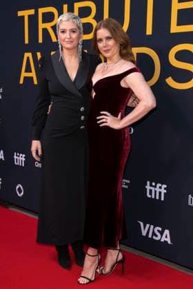 September 8, 2024, Toronto, Ontario, Canada: Marielle Heller (L) and Amy Adams (R) attend the TIFF Tribute Awards 2024 held at the Fairmont Royal York in Toronto, Ontario, Canada during the 2024 Toronto International Film Festival Toronto Canada - ZUMAm154 20240908_zap_m154_096 Copyright: xAngelxMarchinix