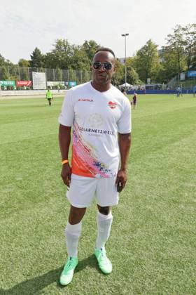 RECORD DATE NOT STATED KICKEN MIT HERZ, 08.09.2024 Jerry Kwarteng, Kicken mit Herz das Benefiz Fussballspiel zu Gunsten der Kinderstation des UKE im Stadion des SC Victoria, Hamburg, 08.09.2024 Copyright: xEventpressxMPx
