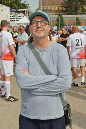 RECORD DATE NOT STATED KICKEN MIT HERZ, 08.09.2024 Olli Dittrich, Kicken mit Herz das Benefiz Fussballspiel zu Gunsten der Kinderstation des UKE im Stadion des SC Victoria, Hamburg, 08.09.2024 Copyright: xEventpressxMPx