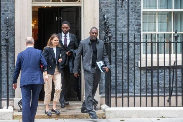 Bilder des Jahres 2024, Entertainment 09 September Entertainment Themen der Woche KW37 Entertainment Bilder des Tages September 9, 2024, London, England, United Kingdom: Actor IDRIS ELBA, leaves 10 Downing Street after first Annual Knife Crime Summit. London United Kingdom - ZUMAs262 20240909_zip_s262_060 Copyright: xTayfunxSalcix