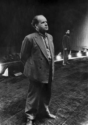 Sergei Eisenstein at a rehearsal of Wagner s opera Valkyrie 8760391 09.04.1940 Honored Artist of the RSFSR, director Sergei Eisenstein during a rehearsal of Richard Wagner s opera Valkyrie (the second opera from The Ring of the Nibelung tetralogy) on the stage of the State Order of Lenin Academic Bolshoi Theater of the USSR in Moscow. Central State Archive of Literature and Art. Moscow Russia  Copyright: xx