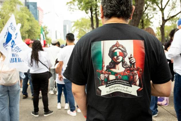 September 9, 2024, Mexico City, Mexico: Thousands of Mexicans took over the streets of Mexico City as they were marching to protest against the proposed judicial reform. They fear that the proposal by outgoing President Lopez Obrador will undermine democracy in the state. Mexico City Mexico  - ZUMAest 20240909_mda_l190_017 Copyright: xVaclavxLangx