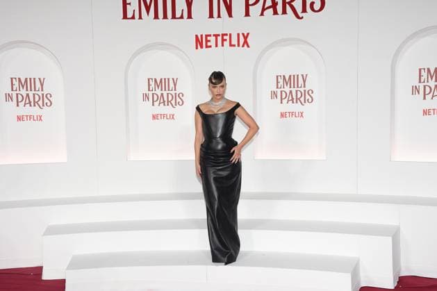 Entertainment Themen der Woche KW37 Rome, Emily In Paris Premiere Pictured : Camille Razat  Copyright: xVincenzoxLandix xipa-agency.netx xIPAx IPA_Agency_IPA49530968