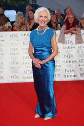 Entertainment Themen der Woche KW37 Entertainment Bilder des Tages . 11 09 2024. London, United Kingdom. Dame Mary Berry arriving at the National Television Awards in London.  xStephenxLockx xi-Imagesx IIM-25476-0032