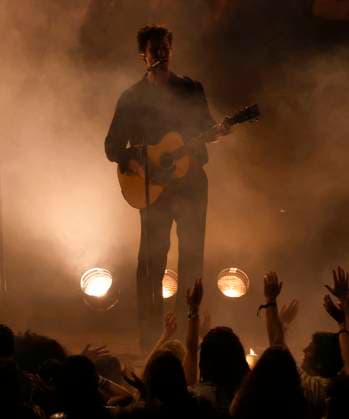 Shawn Mendes performs on stage at the 2024 MTV Video Music Awards VMA s at the UBS Arena in Elmont, New York on Wednesday, September 11, 2024.  NYP20240911192 JohnxAngelillo