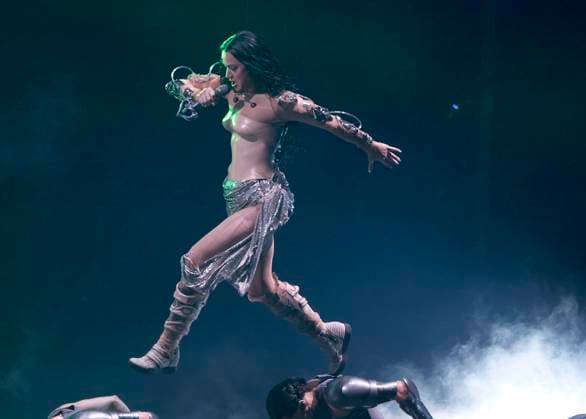 Katy Perry performs on stage at the 2024 MTV Video Music Awards VMA s at the UBS Arena in Elmont, New York on Wednesday, September 11, 2024.  NYP20240911199 JohnxAngelillo