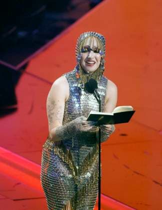 Chappell Roan accepts the award for Best New Artist on stage at the 2024 MTV Video Music Awards VMA s at the UBS Arena in Elmont, New York on Wednesday, September 11, 2024.  NYP20240911223 JohnxAngelillo