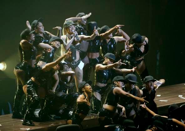 GloRilla performs on stage at the 2024 MTV Video Music Awards VMA s at the UBS Arena in Elmont, New York on Wednesday, September 11, 2024.  NYP20240911232 JohnxAngelillo