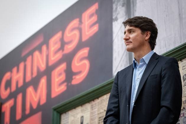 News Themen der Woche KW37 News Bilder des Tages September 12, 2024, Vancouver, Bc, CANADA: Prime Minister Justin Trudeau prepares to speak to guests after a tour of the Chinese Canadian Museum in Vancouver, on Thursday, September 12, 2024. Vancouver CANADA  - ZUMAc35_ 20240912_zaf_c35_035 Copyright: xEthanxCairnsx