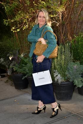 Mary Stuart Masterson was seen leaving Locanda Verde Chanel luncheon in New York City on November 4, 2019. Copyright: x 2019xKristinxCallahan Famousx acqnw889