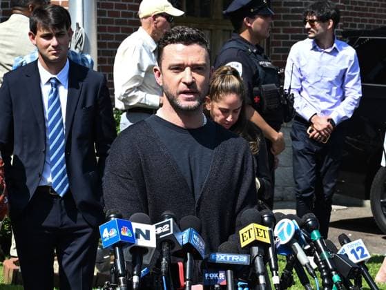 Bilder des Jahres 2024, Entertainment 09 September Entertainment Themen der Woche KW37 Entertainment Bilder des Tages Justin Timberlake addresses the press at Sag Harbour Justice Court, after a court hearing for his drink driving arrest in June 2024 Featuring: Justin Timberlake Where: Sag Harbor, New York, United States When: 13 Sep 2024 Credit: Elder Ordonez INSTARimages EDITORIAL USE ONLY. NOT FOR USE BY NEWSPAPERS BASED IN THE UK. Copyright: xx instar54120035