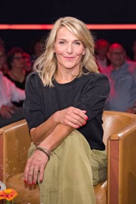 MDR - Riverboat. Schauspielerin Tanja Wedhorn anläßlich der Aufzeichnung der MDR - Talkshow Riverboat am 13.09.2024 in der Mediacity Leipzig. 20240913ADO0004