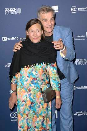 Heinrich Schafmeister mit Ehefrau Jutta Schafmeister bei der Verleihung des Deutschen Schauspielpreises 2024 im Club Theater Berlin. Berlin, 13.09.2024