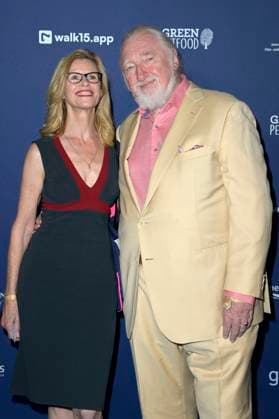 Leslie Malton mit Ehemann Felix von Manteuffel bei der Verleihung des Deutschen Schauspielpreises 2024 im Club Theater Berlin. Berlin, 13.09.2024