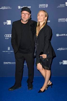 Bjarne Mädel und Friederike Kempter bei der Verleihung des Deutschen Schauspielpreises 2024 im Club Theater Berlin. Berlin, 13.09.2024