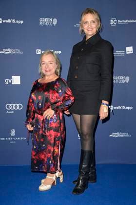ChrisTine Urspruch und Laura Tonke bei der Verleihung des Deutschen Schauspielpreises 2024 im Club Theater Berlin. Berlin, 13.09.2024