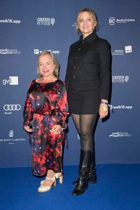 ChrisTine Urspruch und Laura Tonke bei der Verleihung des Deutschen Schauspielpreises 2024 im Club Theater Berlin. Berlin, 13.09.2024