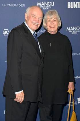 Charles Brauer mit Ehefrau Lilot Hegi bei der Verleihung des Deutschen Schauspielpreises 2024 im Club Theater Berlin. Berlin, 13.09.2024
