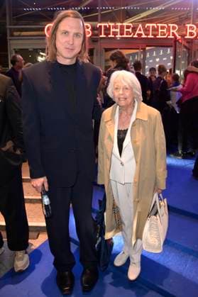 Lars Eidinger und Lore Stefanek bei der Verleihung des Deutschen Schauspielpreises 2024 im Club Theater Berlin. Berlin, 13.09.2024