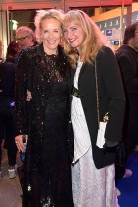 Katja Riemann und Nanna Kuckuck bei der Verleihung des Deutschen Schauspielpreises 2024 im Club Theater Berlin. Berlin, 13.09.2024