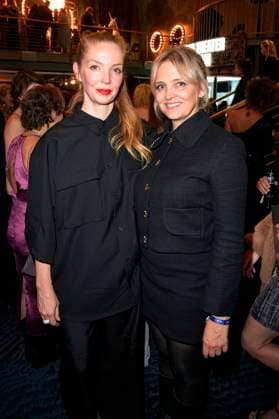 Pheline Roggan und Laura Tonke bei der Verleihung des Deutschen Schauspielpreises 2024 im Club Theater Berlin. Berlin, 13.09.2024
