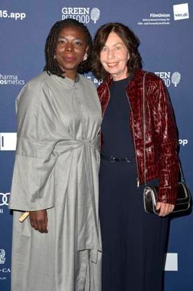Dela Dabulamanzi und Susanne Bredehöft bei der Verleihung des Deutschen Schauspielpreises 2024 im Club Theater Berlin. Berlin, 13.09.2024