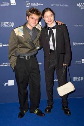 Florian Geißelmann und Hannah Schiller bei der Verleihung des Deutschen Schauspielpreises 2024 im Club Theater Berlin. Berlin, 13.09.2024