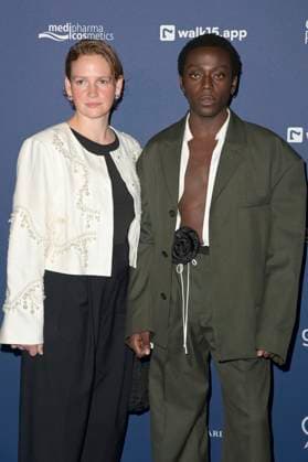 Eva Maria Jost und Benny Opoku-Arthur bei der Verleihung des Deutschen Schauspielpreises 2024 im Club Theater Berlin. Berlin, 13.09.2024