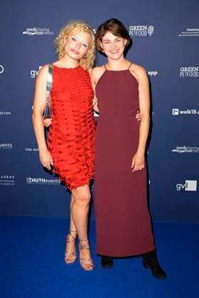Luisa-Celine Gaffron und Johanna Polley bei der Verleihung des Deutschen Schauspielpreises 2024 im Club Theater Berlin. Berlin, 13.09.2024